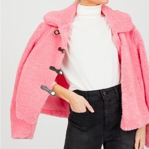 Pink Teddy Coat